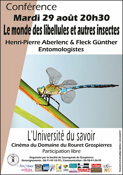 Affiche : Le monde des libellules et autres insectes