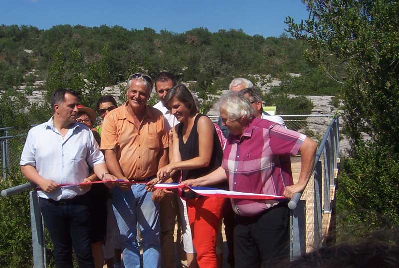Inauguration du chemin des dolmens le 18 juillet 2018
