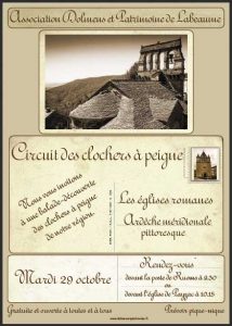 Affiche, le circuit des clochers à peigne