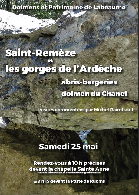 Saint-Remèze et
les gorges de l’Ardèche