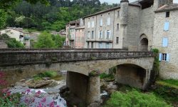 Largentière, le pont des Récollets