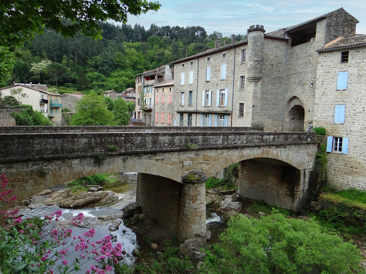 Largentière, le pont des Récollets